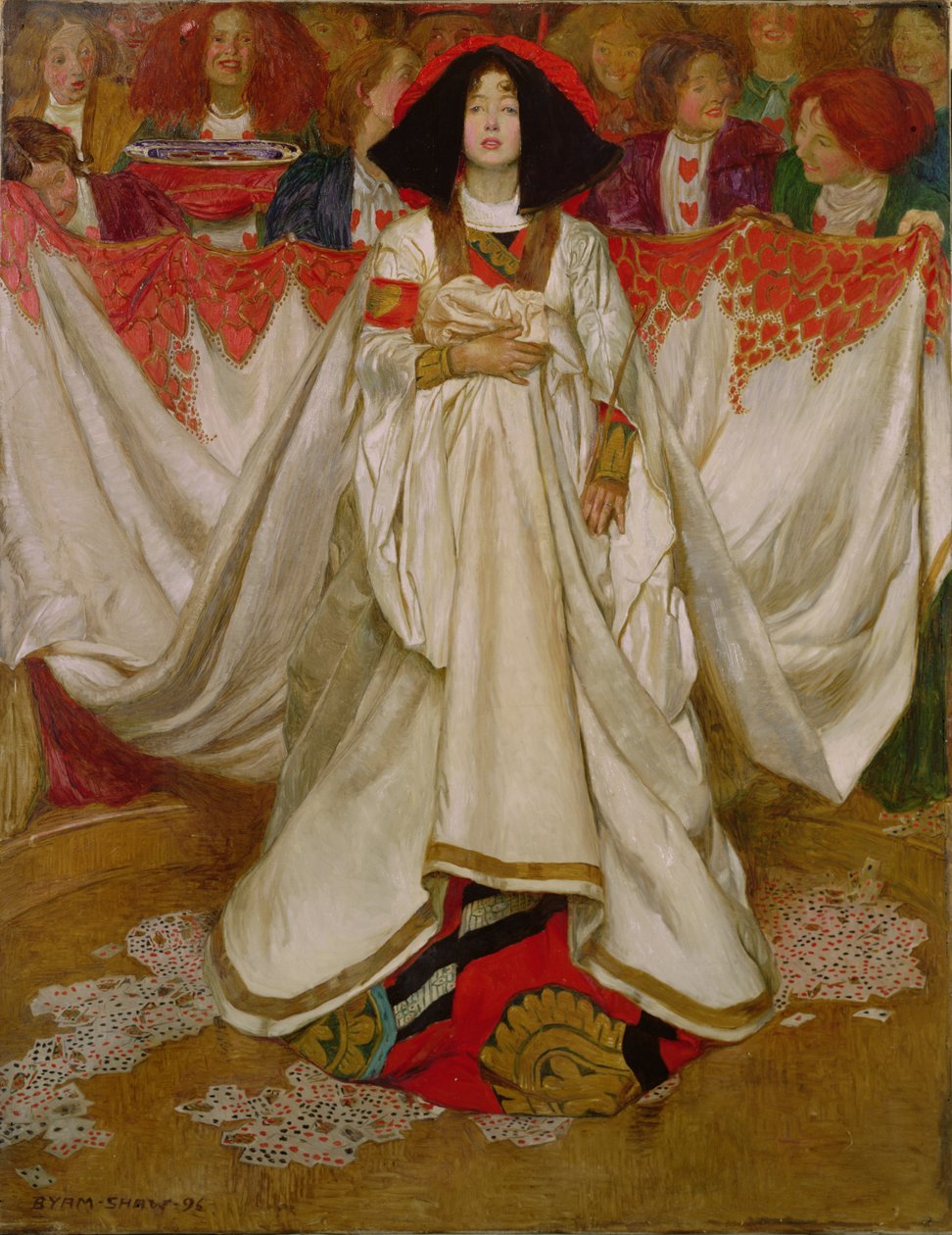 A szívek királynője, 1896 alkotó: John Byam Liston Shaw