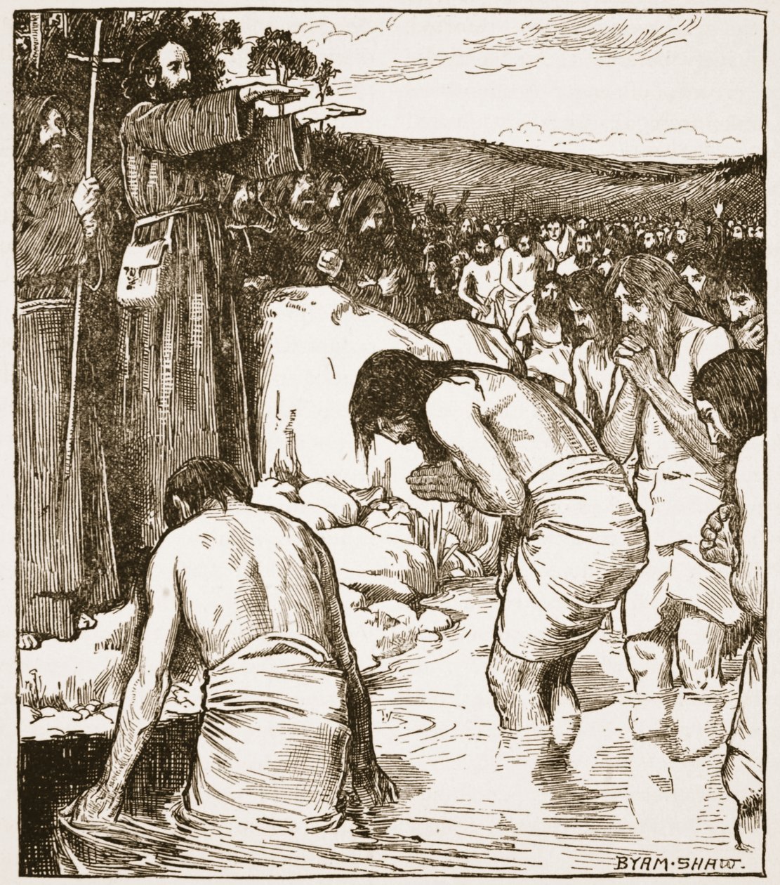 The Baptism at Tara, illusztráció a 