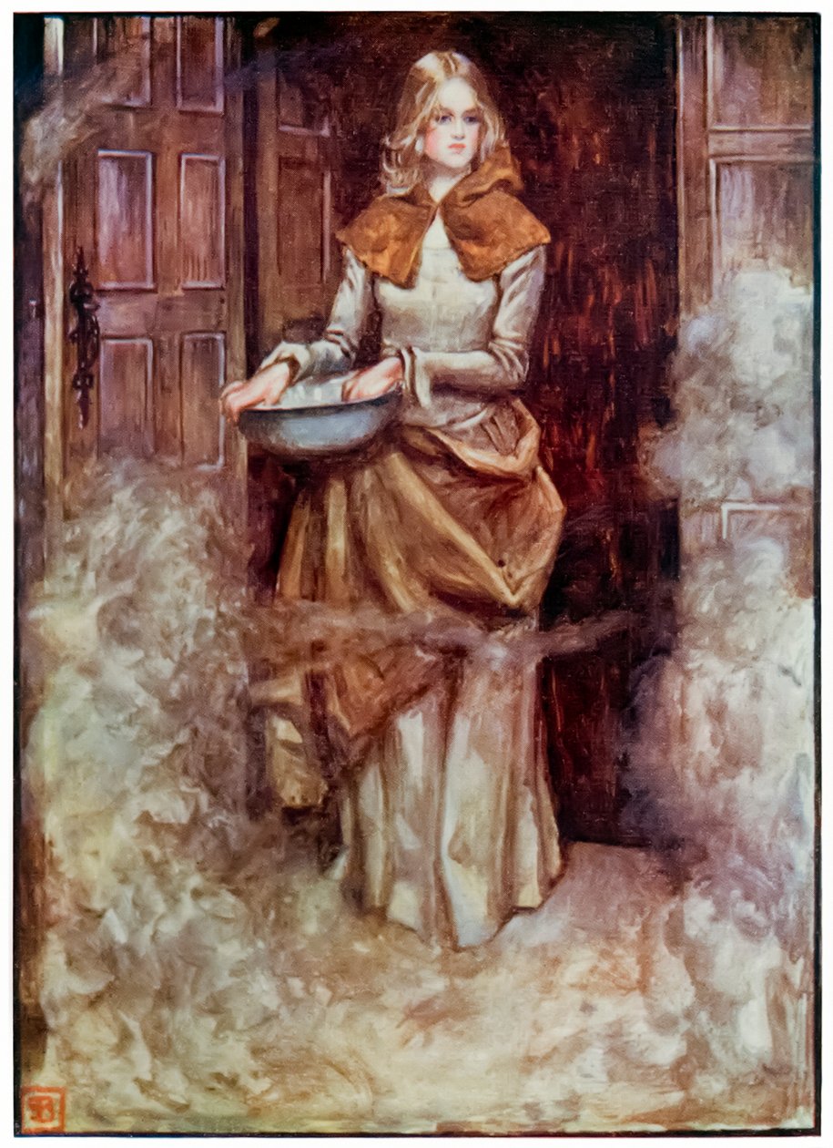 "The Gospel Sprinkler" a "A zarándok haladása ebből a világból, az eljövendőbe" című filmből, John Bunyan alkotó: John Byam Liston Shaw