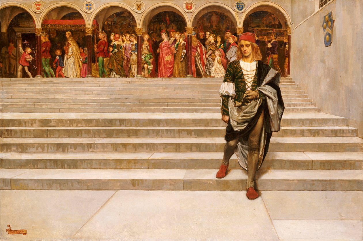 Ez egy szív, amelyre a királynő támaszkodott alkotó: John Byam Liston Shaw