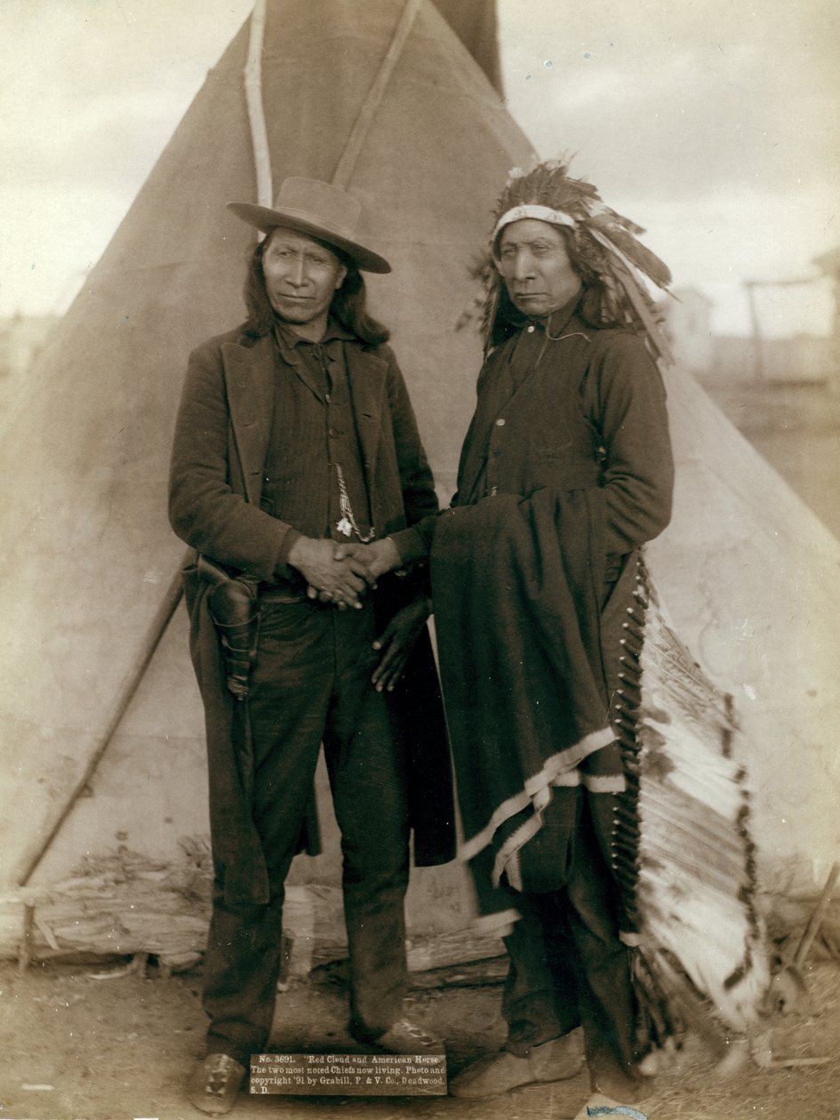 Vörös felhő és amerikai ló, 1891 alkotó: John C. H. Grabill