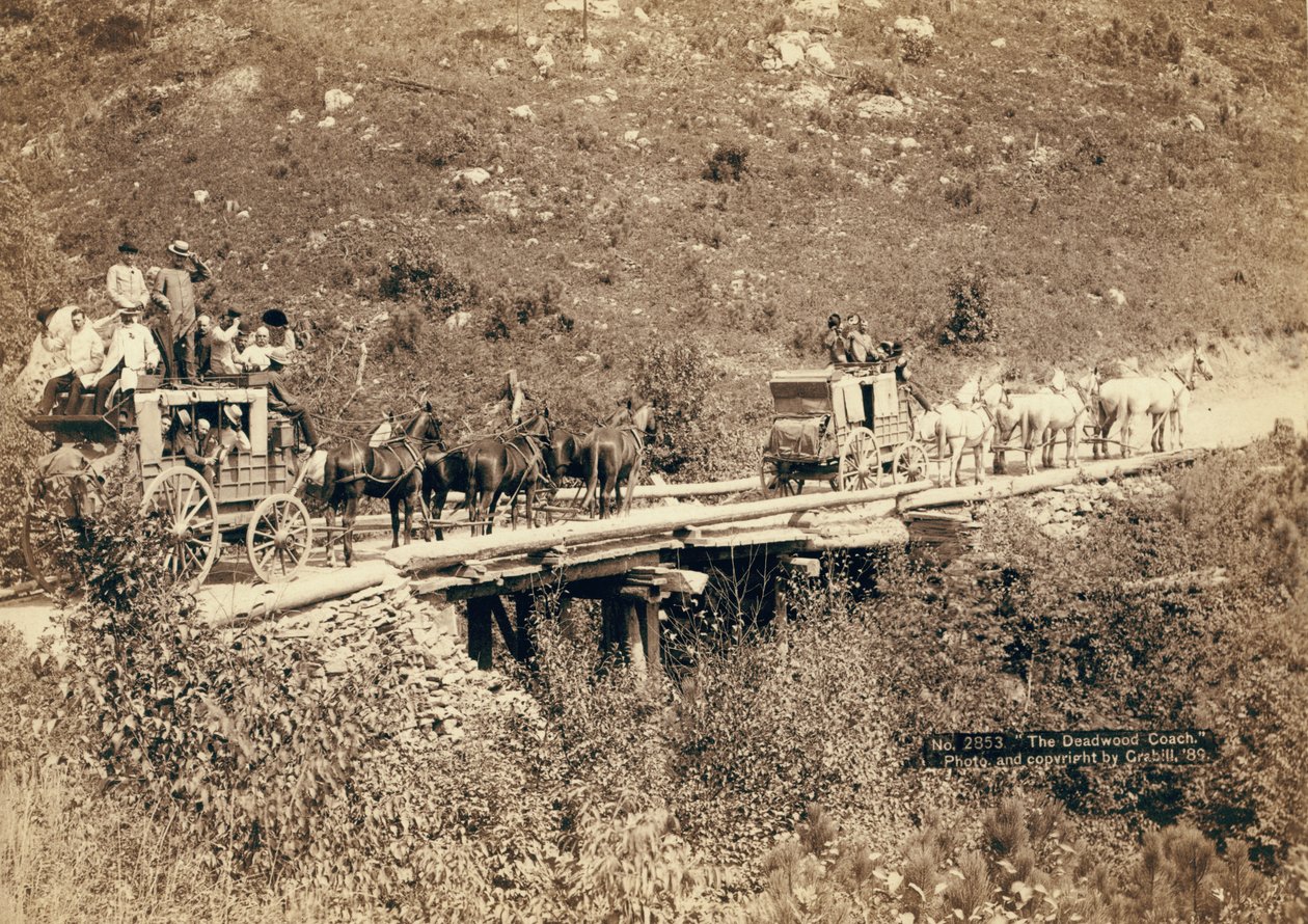The Deadwood Coach, 1889 alkotó: John C. H. Grabill