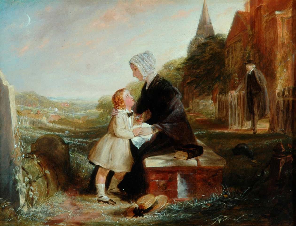 Atyái sírja alkotó: John Callcott Horsley
