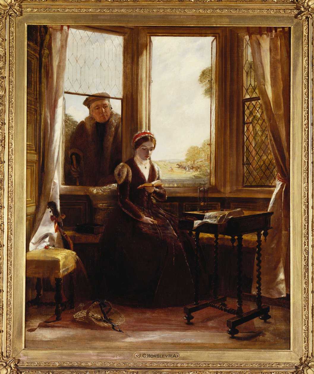 Lady Jane Gray és Roger Ascham, 1853 alkotó: John Callcott Horsley