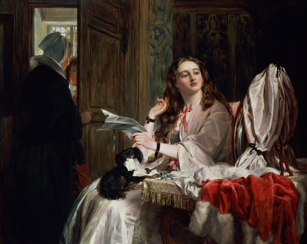 Szent Valentin reggel, 1863 alkotó: John Callcott Horsley