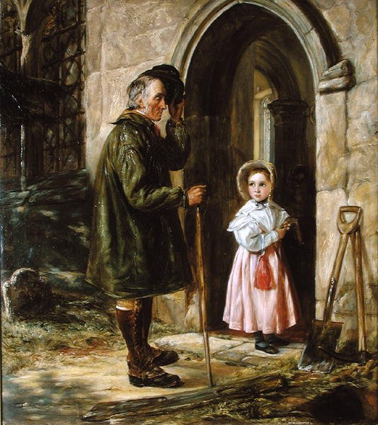 A kontraszt: Ifjúság és kor alkotó: John Callcott Horsley