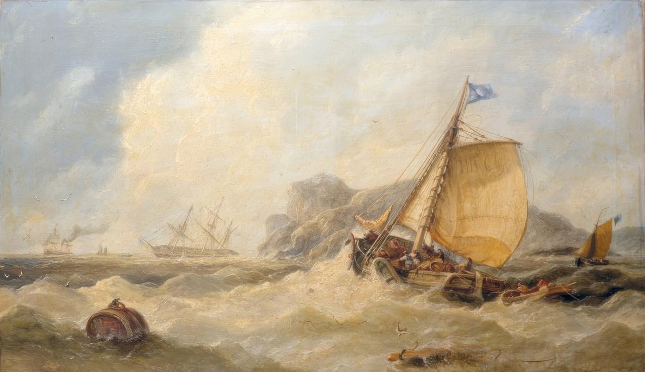 Reggel egy Gale után a Yorkshire-parton alkotó: John Callow