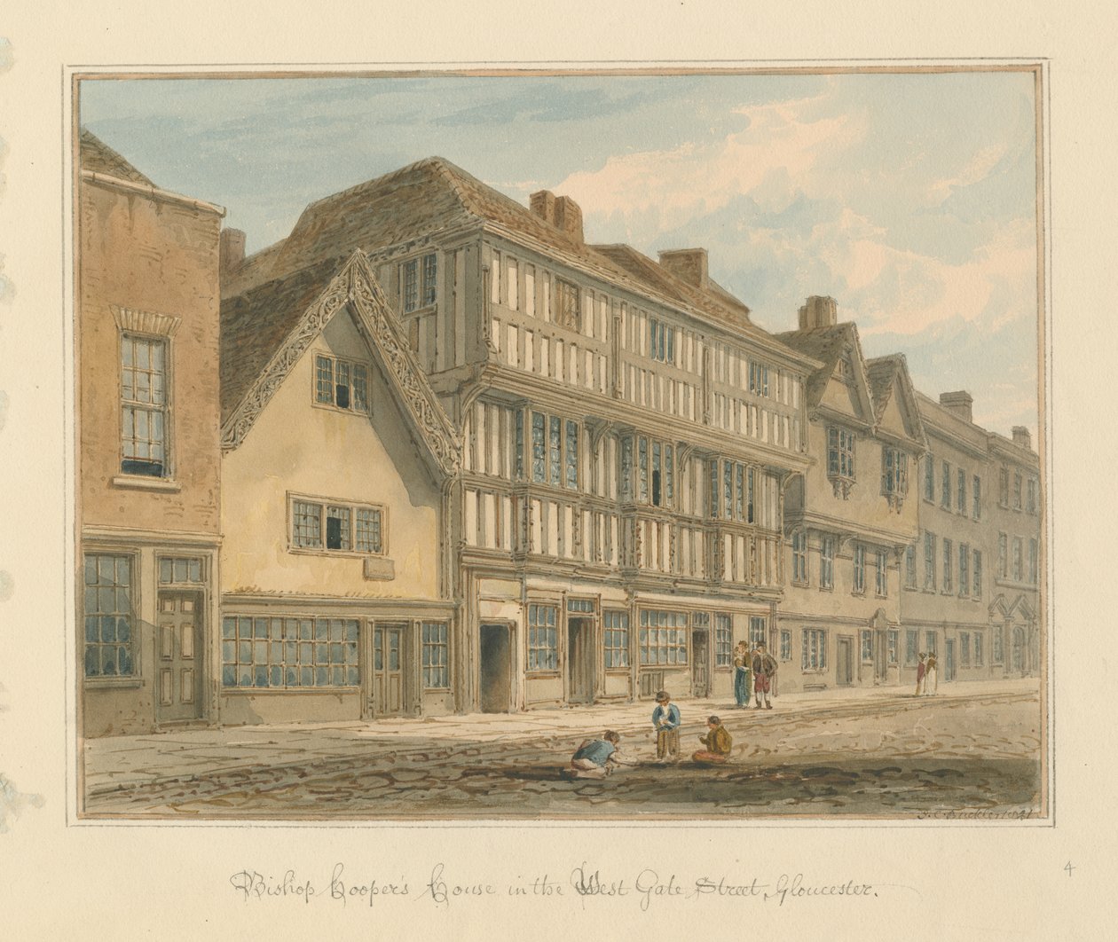 Gloucestershire – Bishop Cooper háza alkotó: John Chessell Buckler