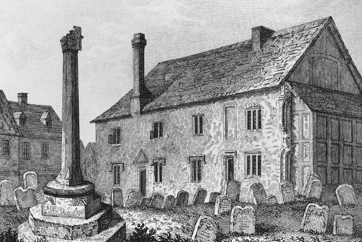 Gimnázium Dorchesterben, Oxfordshire-ben alkotó: John Chessell Buckler