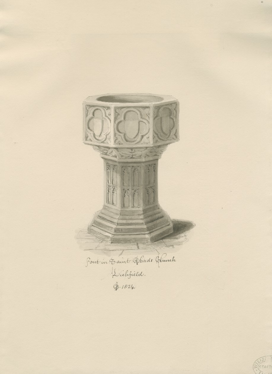 Lichfield - betűtípus a St. Chad