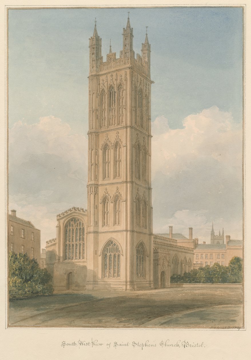 Somerset - Bristol - Szent István templom alkotó: John Chessell Buckler