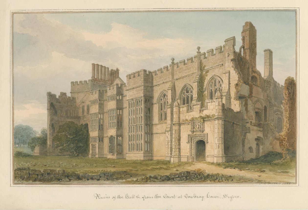 Sussex - Cowdray House alkotó: John Chessell Buckler