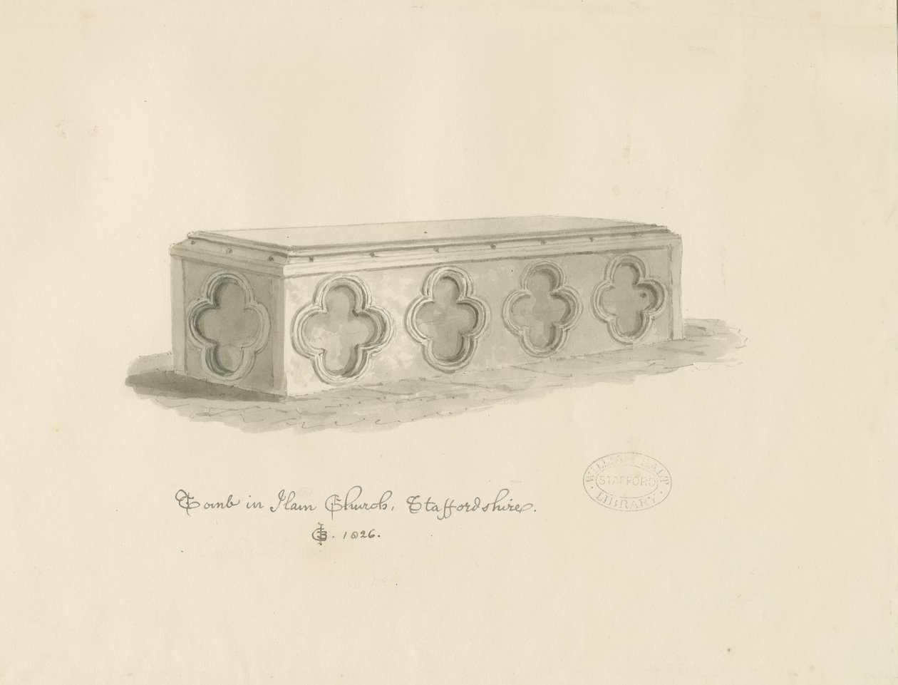Sír a Ham templomban alkotó: John Chessell Buckler