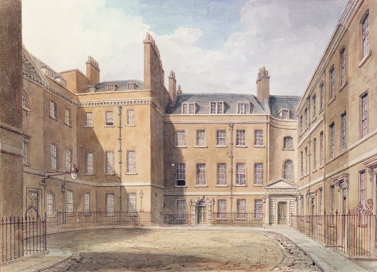 Kilátás a Downing Streetre, Westminster alkotó: John Chessell Buckler