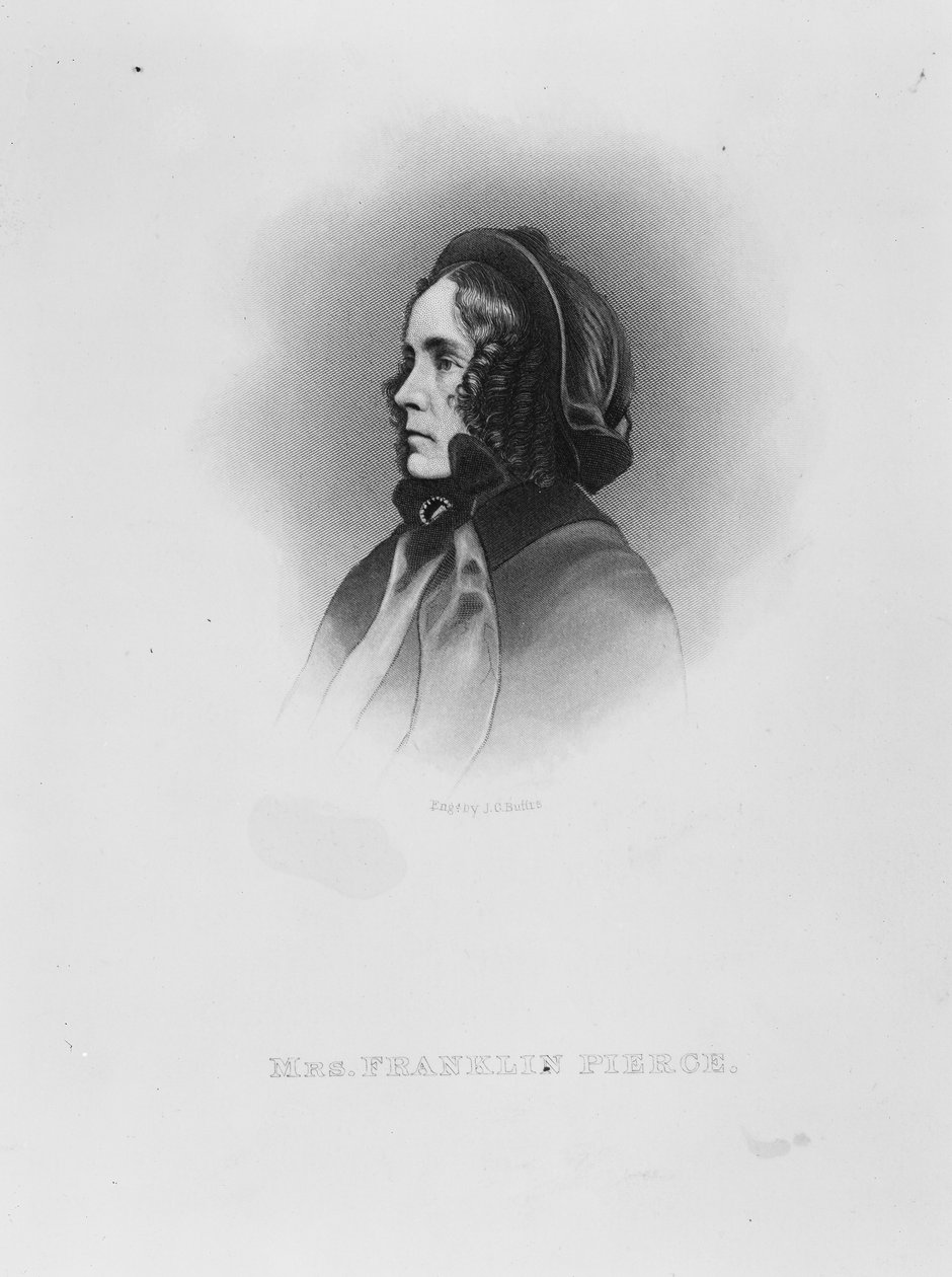Mrs. Franklin Pierce, 1886 körül alkotó: John Chester Buttre