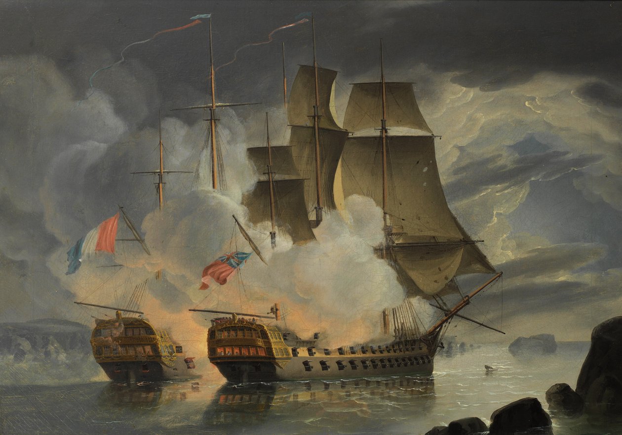 A H.M.S. Mars és a francia 