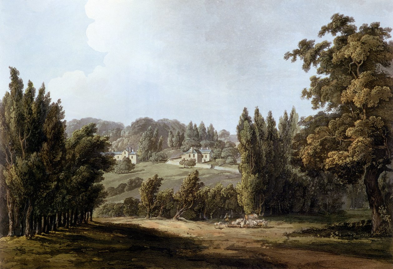 „Az Ermitázs” Montmorency-ben, 1809 alkotó: John Claude Nattes