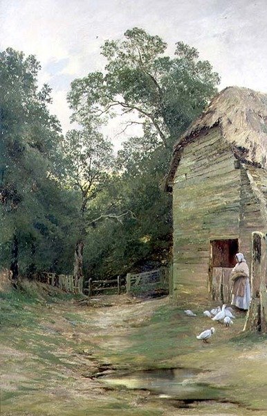 Egy surrey-i tanya alkotó: John Clayton Adams