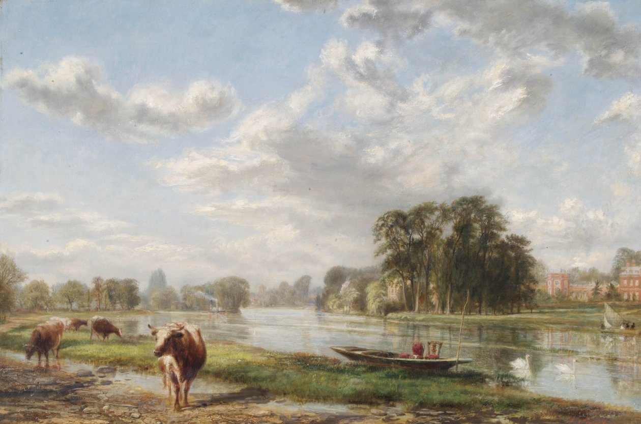 Orleans House, Twickenham, 1825 körül alkotó: John Cleghorn