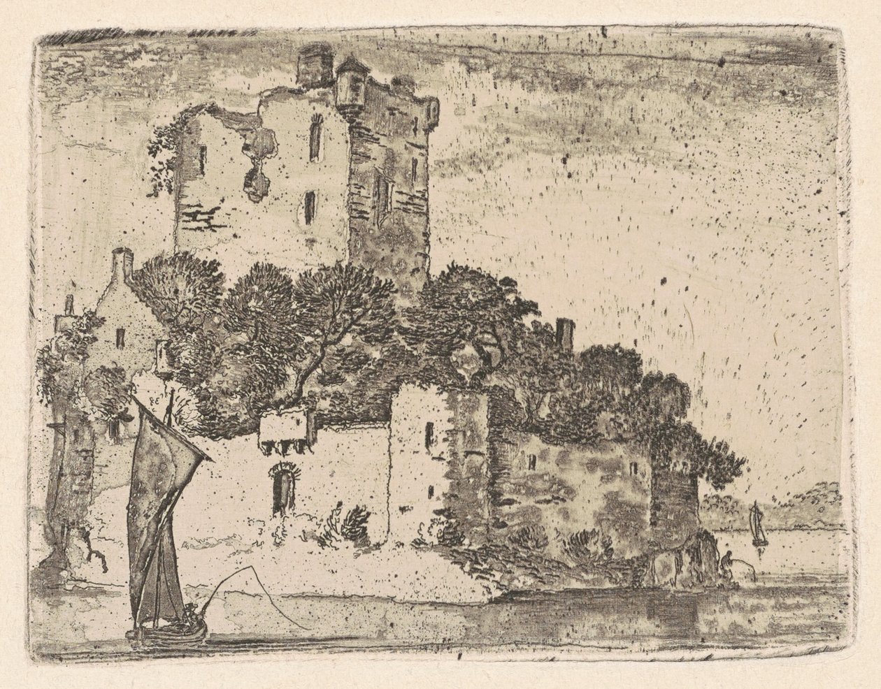 Loch Orr kastély alkotó: John Clerk, of Eldin