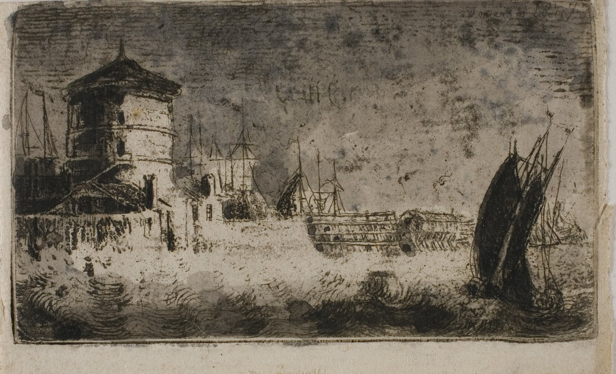 Old Tower, Leith alkotó: John Clerk of Eldin