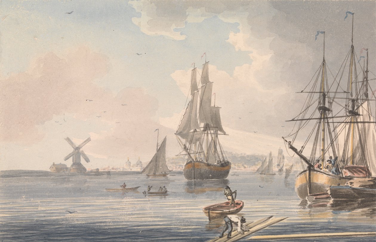 Deptford Dockyard, Kent alkotó: John Cleveley the Younger