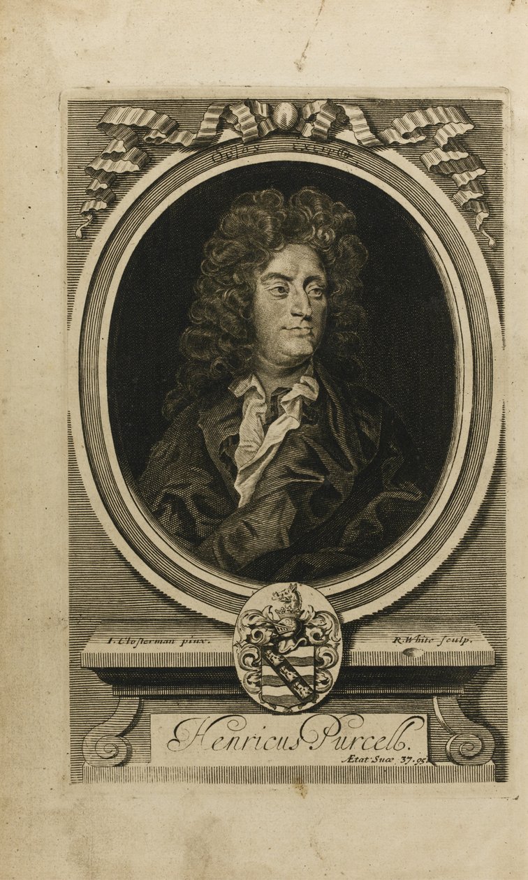 Henry Purcell zeneszerző portréja 1659-1695, 1702 alkotó: John Closterman
