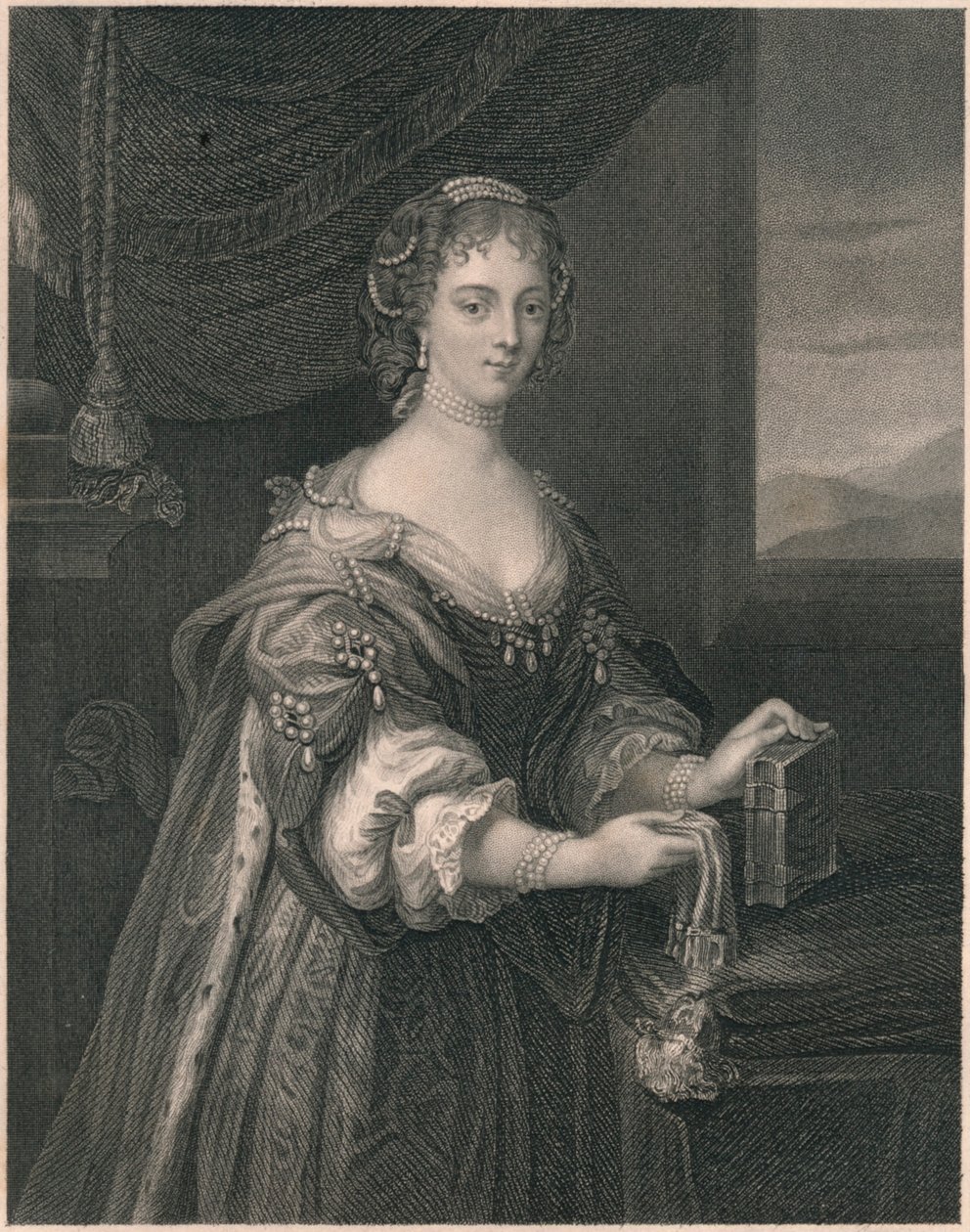 „Blanch Somerset, Wardour Arundell bárónő”, 19. század eleje-közepe. alkotó: John Cochran