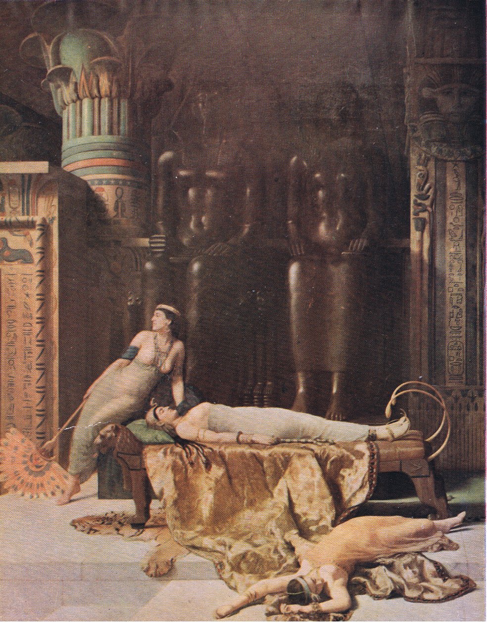 Kleopátra halála alkotó: John Collier