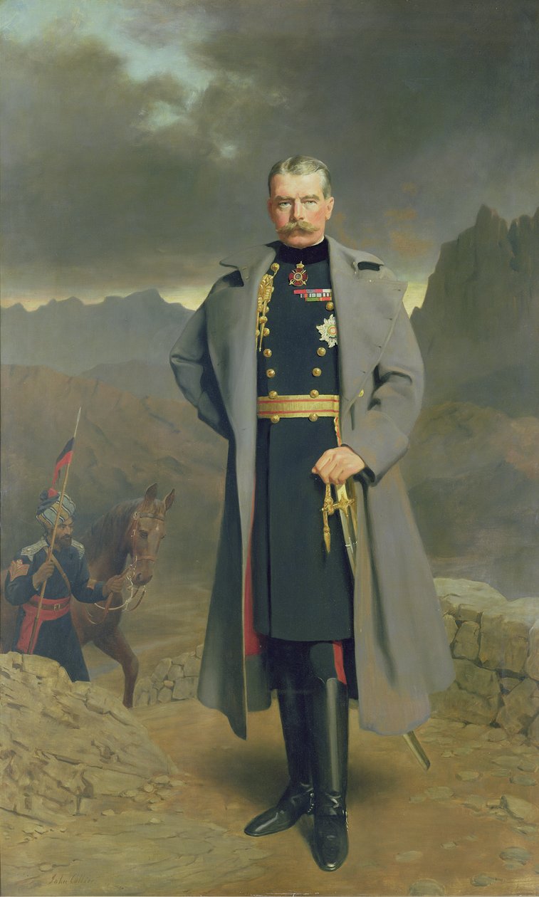 Earl Kitchener tábornagy Kartúmból alkotó: John Collier