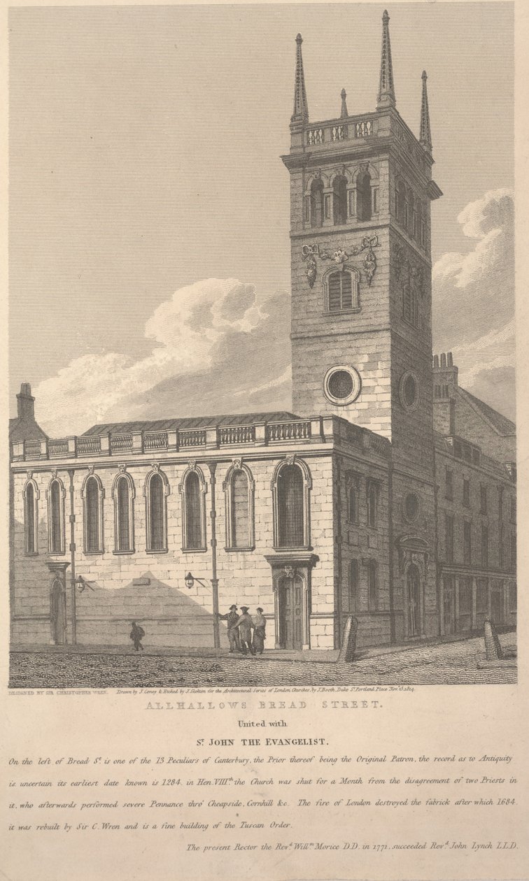 All Hallows Bread Street alkotó: John Coney