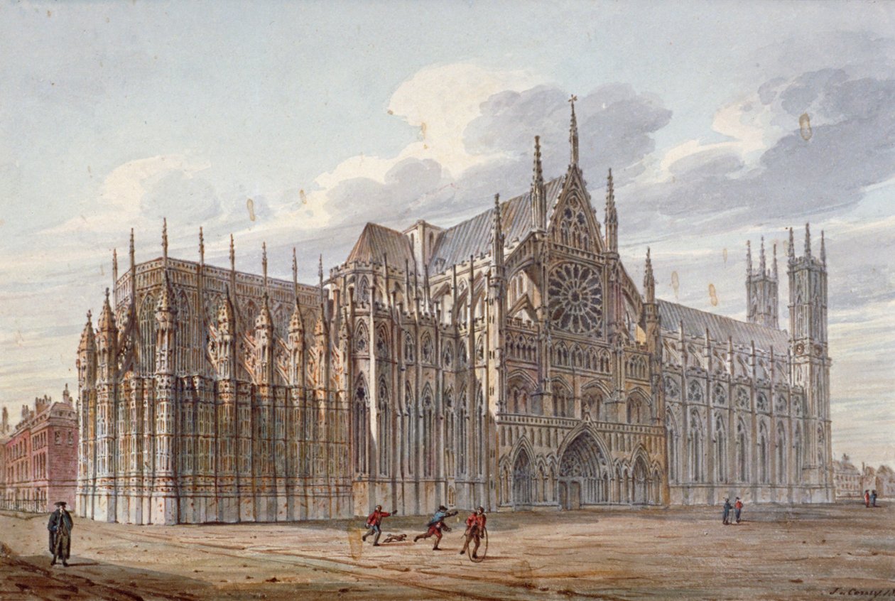 Westminster Abbey, London, 1816. alkotó: John Coney