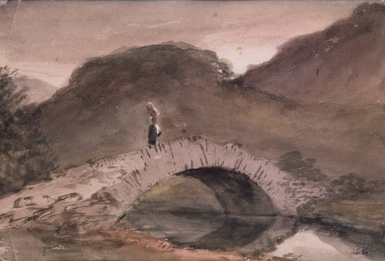 Egy híd Borrowdale-ben alkotó: John Constable