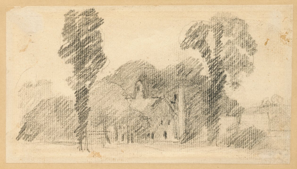 Egy ház Twyfordban alkotó: John Constable