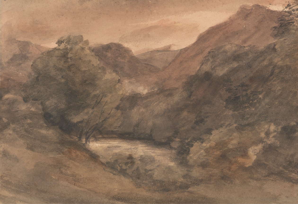 Borrowdale: Este egy szép nap után, 1806. október 1 alkotó: John Constable