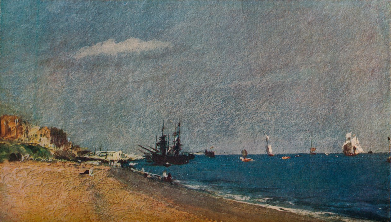 Brighton Beach, Colliers, 1824 alkotó: John Constable
