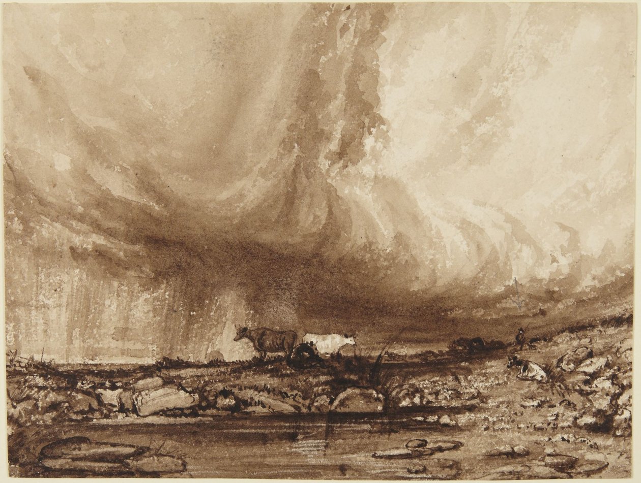 Szarvasmarhák zivatarban alkotó: John Constable