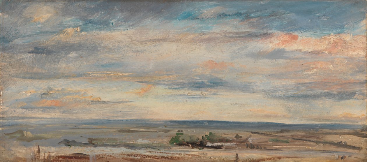 Felhőtanulmány, kora reggel, keletre nézve Hampsteadből alkotó: John Constable