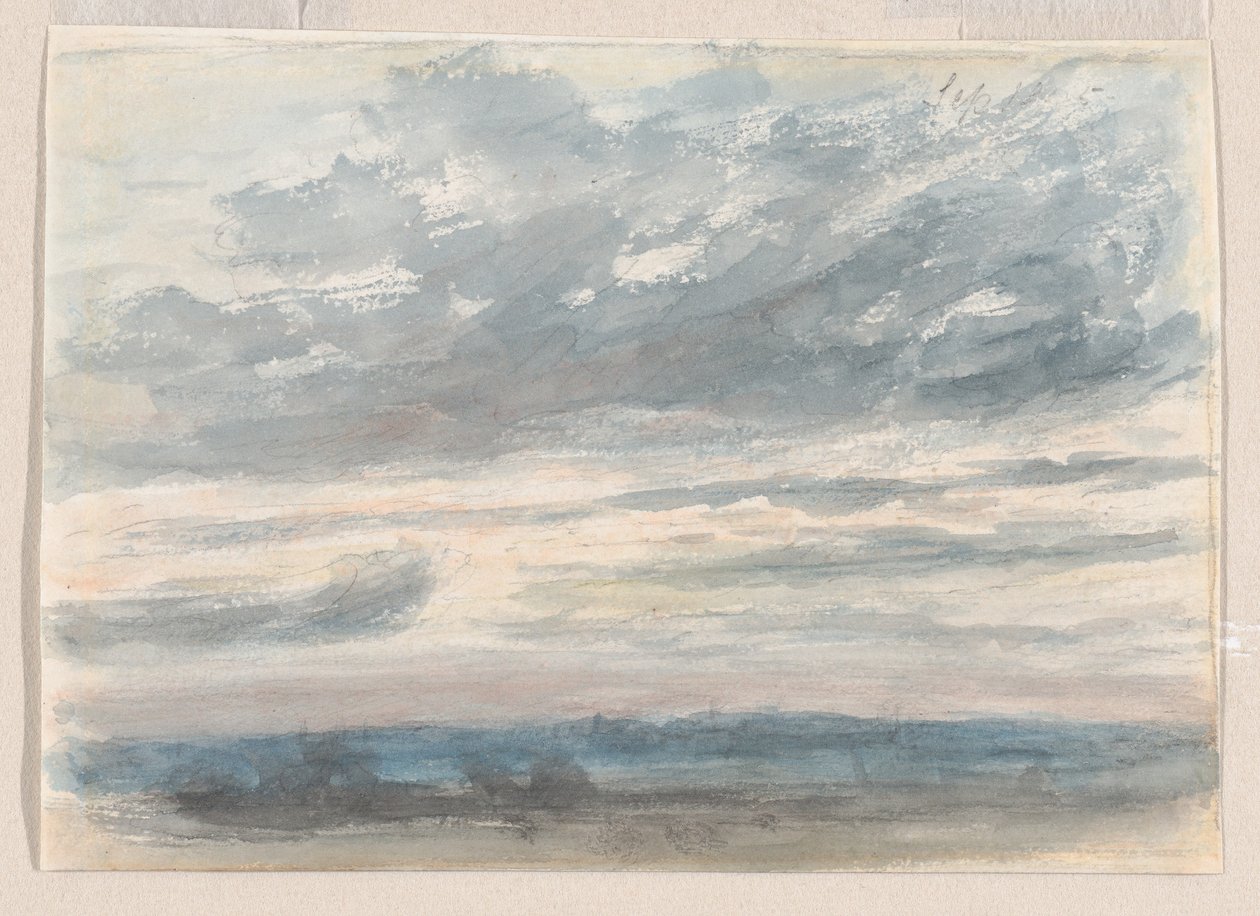 Felhőtanulmány alkotó: John Constable