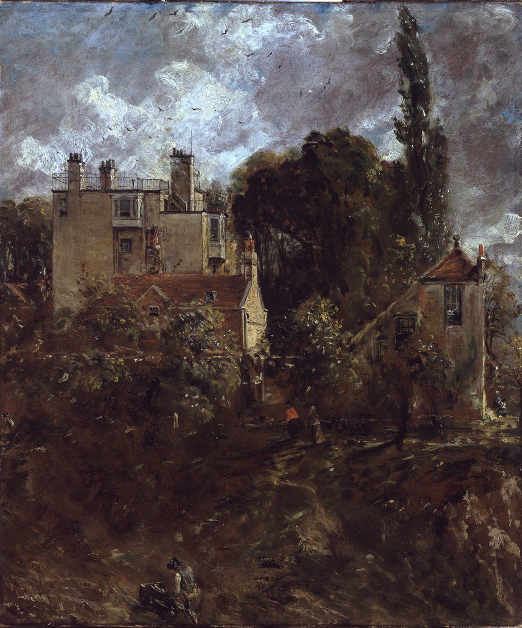 Az admirális háza Hampsteadben, „The Grove” néven alkotó: John Constable