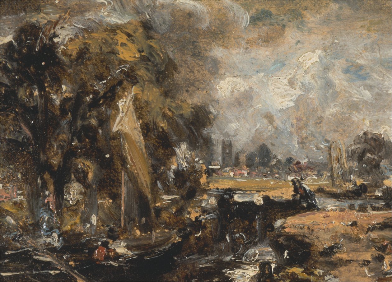 Dedham zsilip alkotó: John Constable