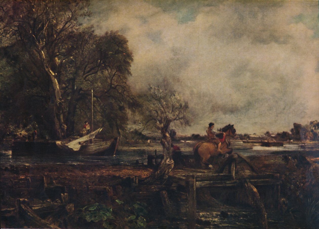 Dedham Lock, avagy Az ugró ló, 1825, 1922. alkotó: John Constable