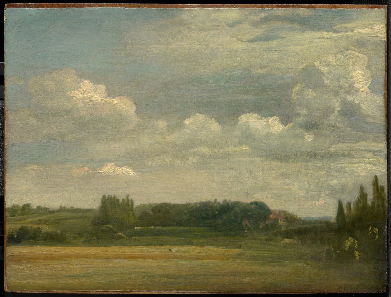East Bergholt Common, kilátás a parókia felé alkotó: John Constable