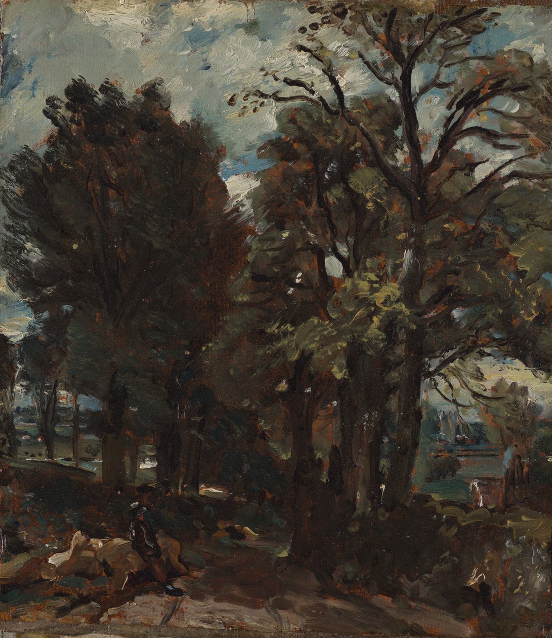 Fen Lane, East Bergholt alkotó: John Constable