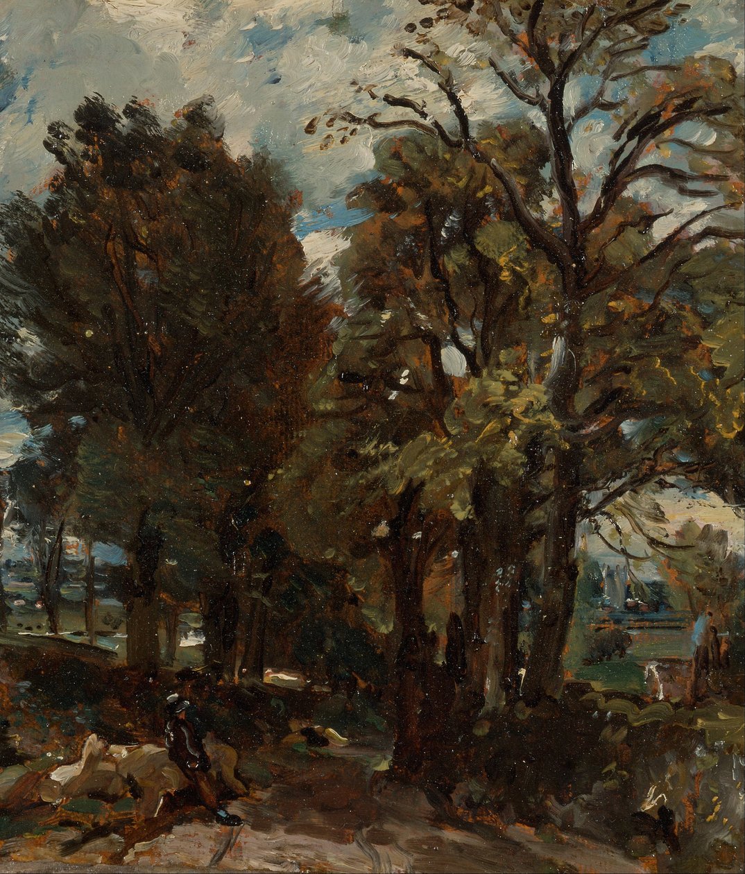 Fen Lane, East Bergholt alkotó: John Constable