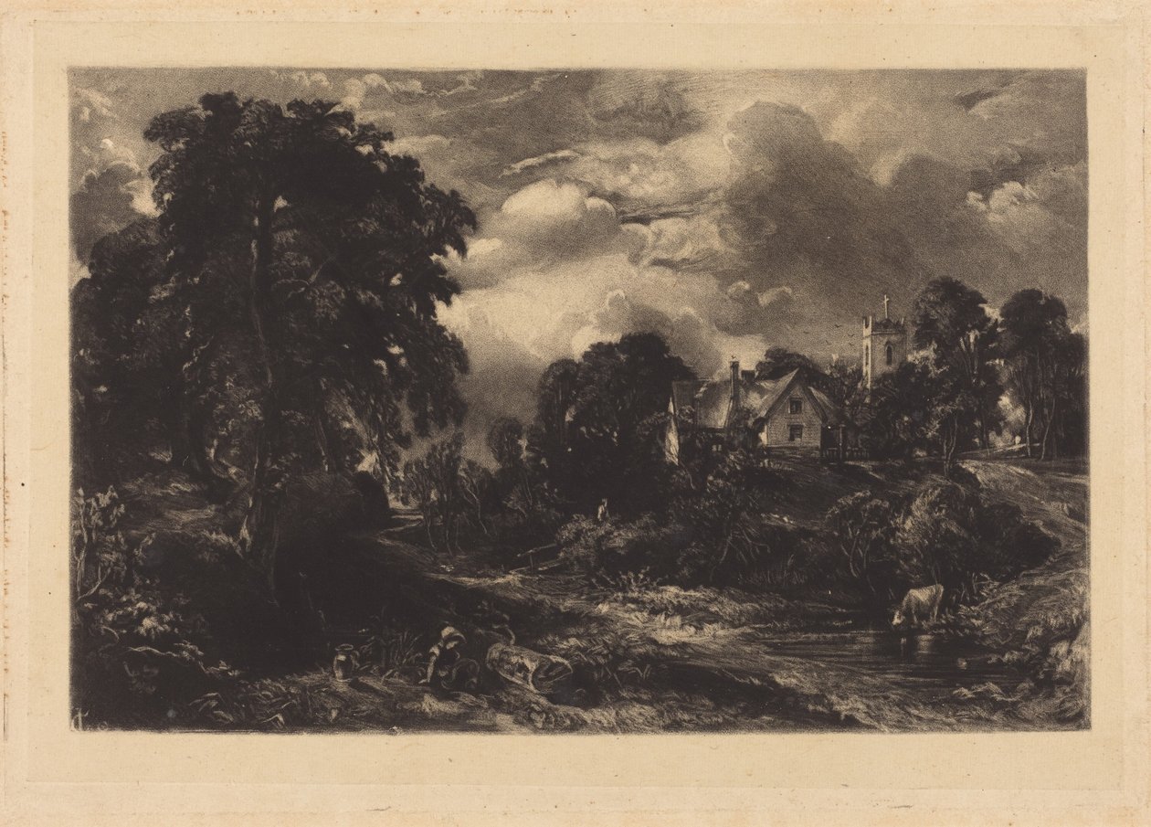 Glebe tanya (b) alkotó: John Constable