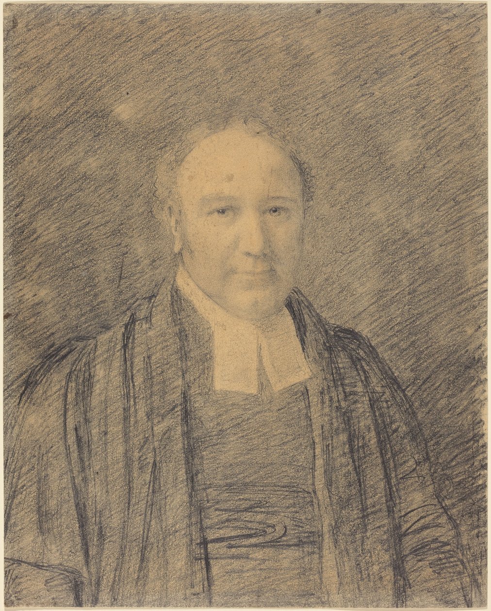 Egyházi személy félalakos portréja alkotó: John Constable