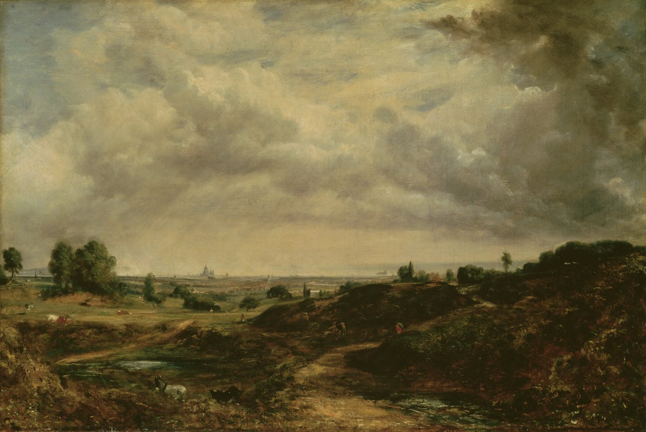Hampstead Heath (olaj, vászon) alkotó: John Constable