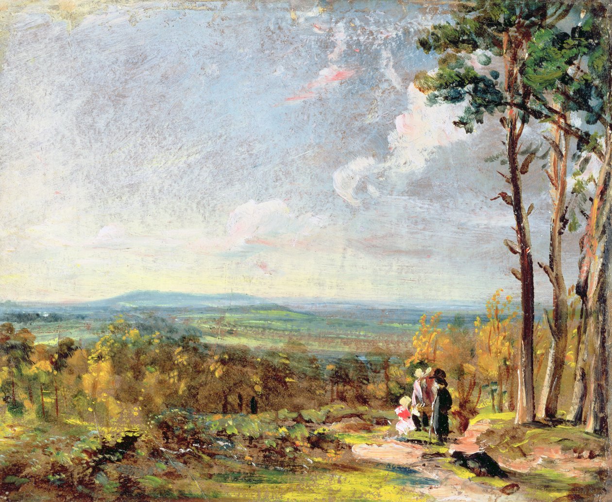 Hampstead Heath Harrow felé néz alkotó: John Constable