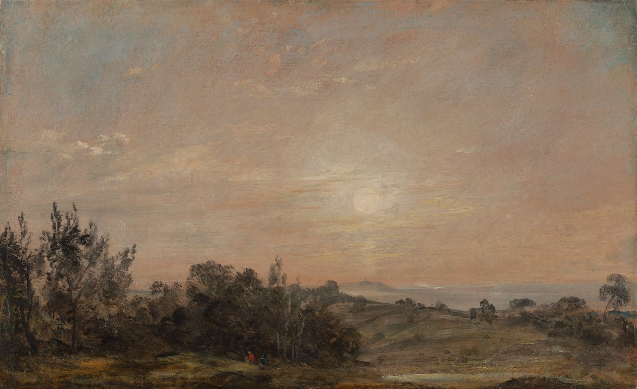 Hampstead Heath Harrow felé tekintve alkotó: John Constable